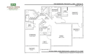 Floorplan of Acacia Creek, Assisted Living, Nursing Home, Independent Living, CCRC, Union City, CA 16