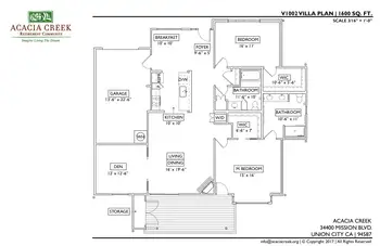 Floorplan of Acacia Creek, Assisted Living, Nursing Home, Independent Living, CCRC, Union City, CA 7
