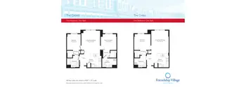 Floorplan of Friendship Village of Schaumburg, Assisted Living, Nursing Home, Independent Living, CCRC, Schaumburg, IL 5