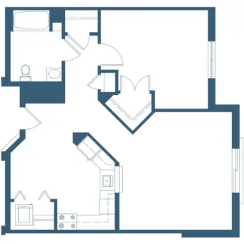 Floorplan of Friends Homes, Assisted Living, Nursing Home, Independent Living, CCRC, Greensboro, NC 6