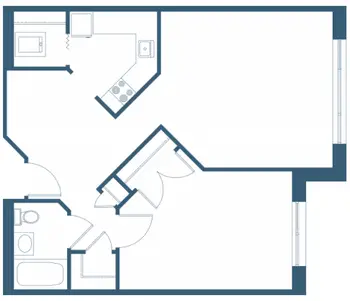 Floorplan of Friends Homes, Assisted Living, Nursing Home, Independent Living, CCRC, Greensboro, NC 20