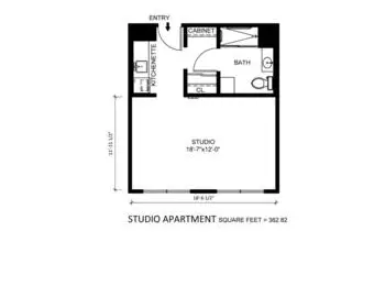 Floorplan of Fredericka Manor, Assisted Living, Nursing Home, Independent Living, CCRC, Chula Vista, CA 10