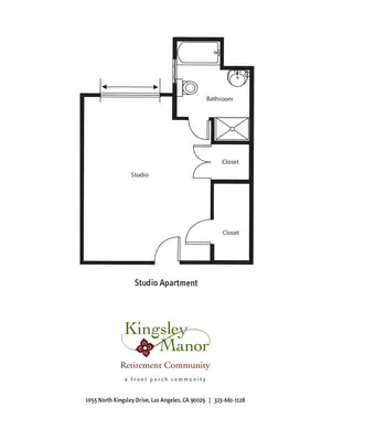 Floorplan of Kingsley Manor, Assisted Living, Nursing Home, Independent Living, CCRC, Los Angeles, CA 7