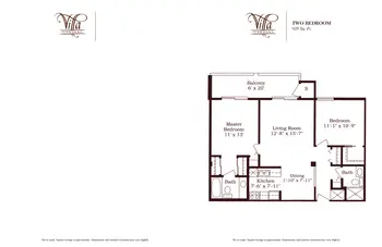 Floorplan of Villa Gardens Health Center, Assisted Living, Nursing Home, Independent Living, CCRC, Pasadena, CA 5