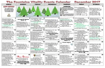 Activity Calendar of The Forum at Town Center, Assisted Living, Nursing Home, Independent Living, CCRC, Happy Valley, OR 1