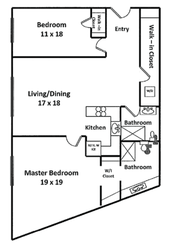 Floorplan of The Forum at Town Center, Assisted Living, Nursing Home, Independent Living, CCRC, Happy Valley, OR 13