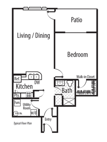 Floorplan of The Forum at Town Center, Assisted Living, Nursing Home, Independent Living, CCRC, Happy Valley, OR 16