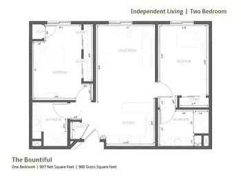 Floorplan of Fairfield Village of Layton, Assisted Living, Nursing Home, Independent Living, CCRC, Layton, UT 3