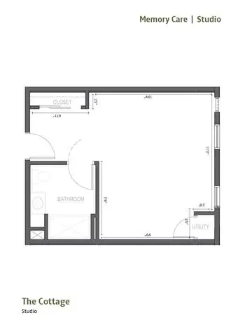 Floorplan of Fairfield Village of Layton, Assisted Living, Nursing Home, Independent Living, CCRC, Layton, UT 4