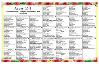 Activity Calendar of Fairfield Village of Layton, Assisted Living, Nursing Home, Independent Living, CCRC, Layton, UT 6
