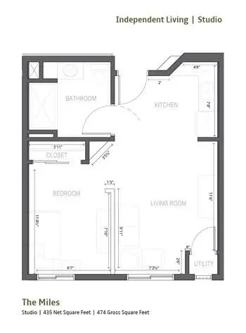 Floorplan of Fairfield Village of Layton, Assisted Living, Nursing Home, Independent Living, CCRC, Layton, UT 12