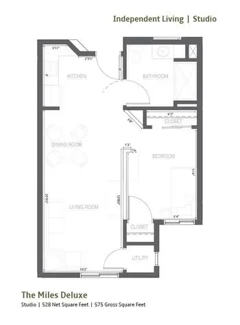 Floorplan of Fairfield Village of Layton, Assisted Living, Nursing Home, Independent Living, CCRC, Layton, UT 14