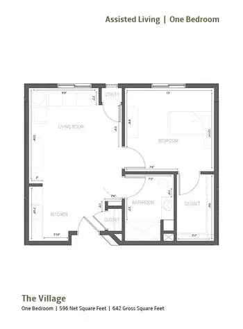 Floorplan of Fairfield Village of Layton, Assisted Living, Nursing Home, Independent Living, CCRC, Layton, UT 16