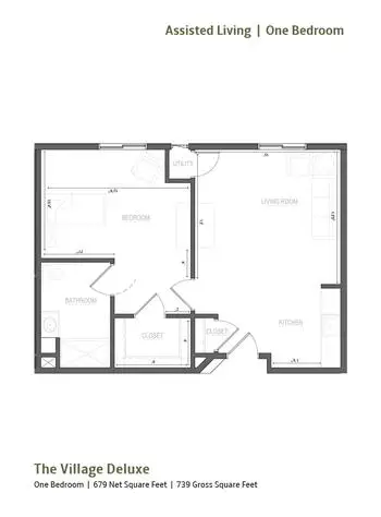 Floorplan of Fairfield Village of Layton, Assisted Living, Nursing Home, Independent Living, CCRC, Layton, UT 17