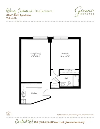 Floorplan of Givens Estates, Assisted Living, Nursing Home, Independent Living, CCRC, Asheville, NC 4