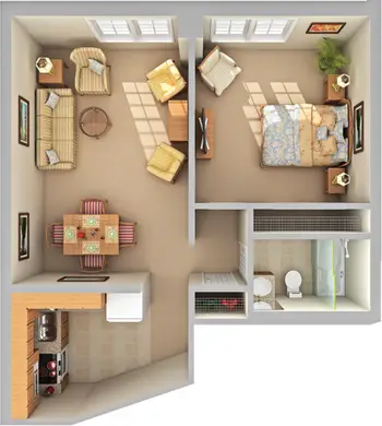 Floorplan of Givens Estates, Assisted Living, Nursing Home, Independent Living, CCRC, Asheville, NC 7