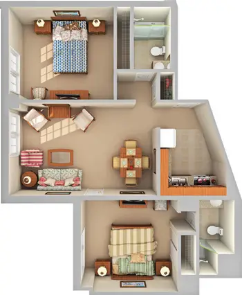 Floorplan of Givens Estates, Assisted Living, Nursing Home, Independent Living, CCRC, Asheville, NC 8