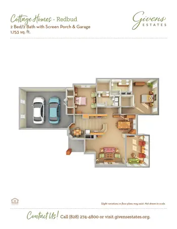 Floorplan of Givens Estates, Assisted Living, Nursing Home, Independent Living, CCRC, Asheville, NC 11