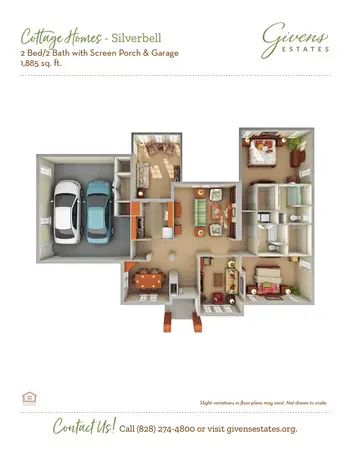 Floorplan of Givens Estates, Assisted Living, Nursing Home, Independent Living, CCRC, Asheville, NC 13