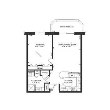 Floorplan of Holland Home Brenton Woods, Assisted Living, Nursing Home, Independent Living, CCRC, Grand Rapids, MI 5