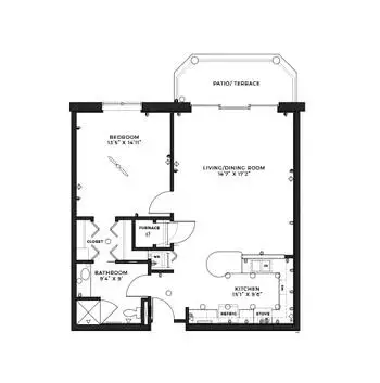 Floorplan of Holland Home Brenton Woods, Assisted Living, Nursing Home, Independent Living, CCRC, Grand Rapids, MI 7