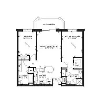 Floorplan of Holland Home Brenton Woods, Assisted Living, Nursing Home, Independent Living, CCRC, Grand Rapids, MI 8