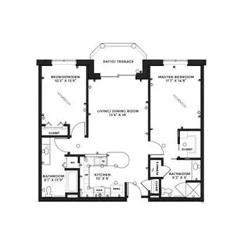 Floorplan of Holland Home Brenton Woods, Assisted Living, Nursing Home, Independent Living, CCRC, Grand Rapids, MI 9
