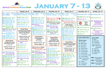 Activity Calendar of Holland Home Brenton Woods, Assisted Living, Nursing Home, Independent Living, CCRC, Grand Rapids, MI 1