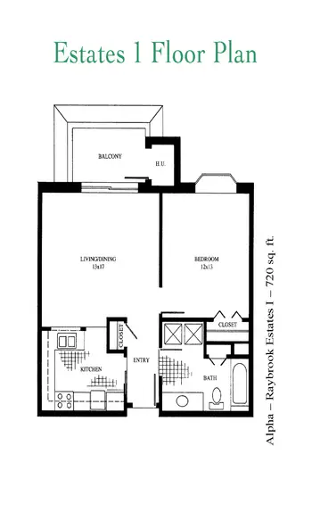 Floorplan of Holland Home Raybrook, Assisted Living, Nursing Home, Independent Living, CCRC, Grand Rapids, MI 1