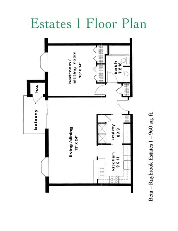Floorplan of Holland Home Raybrook, Assisted Living, Nursing Home, Independent Living, CCRC, Grand Rapids, MI 2