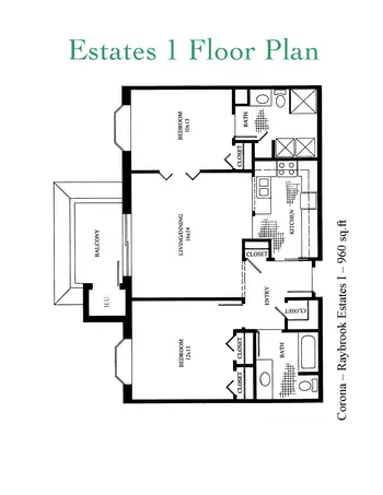Floorplan of Holland Home Raybrook, Assisted Living, Nursing Home, Independent Living, CCRC, Grand Rapids, MI 3