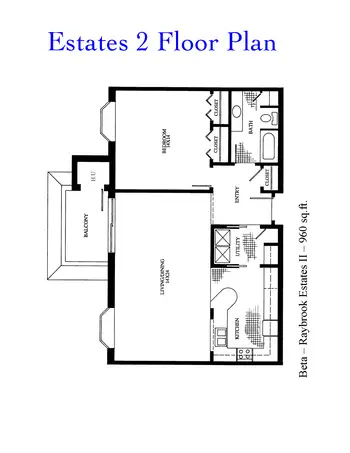 Floorplan of Holland Home Raybrook, Assisted Living, Nursing Home, Independent Living, CCRC, Grand Rapids, MI 6