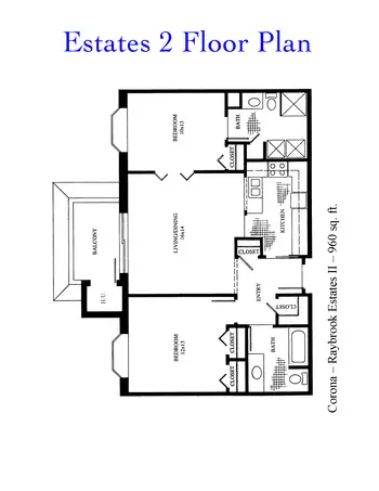 Floorplan of Holland Home Raybrook, Assisted Living, Nursing Home, Independent Living, CCRC, Grand Rapids, MI 7