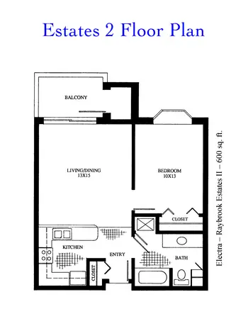 Floorplan of Holland Home Raybrook, Assisted Living, Nursing Home, Independent Living, CCRC, Grand Rapids, MI 10