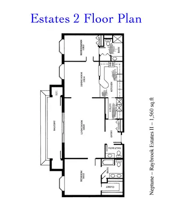 Floorplan of Holland Home Raybrook, Assisted Living, Nursing Home, Independent Living, CCRC, Grand Rapids, MI 15