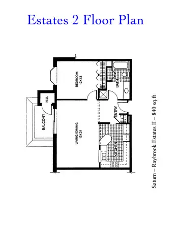 Floorplan of Holland Home Raybrook, Assisted Living, Nursing Home, Independent Living, CCRC, Grand Rapids, MI 16