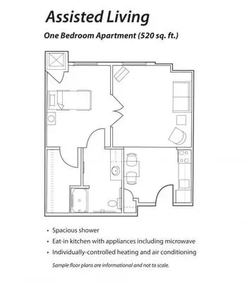 Floorplan of Madonna Manor, Assisted Living, Nursing Home, Independent Living, CCRC, Villa Hills, KY 1