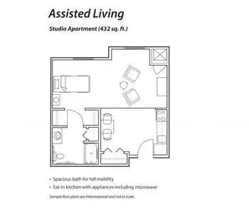 Floorplan of Madonna Manor, Assisted Living, Nursing Home, Independent Living, CCRC, Villa Hills, KY 2