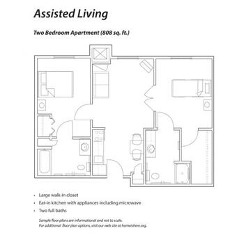 Floorplan of Madonna Manor, Assisted Living, Nursing Home, Independent Living, CCRC, Villa Hills, KY 3