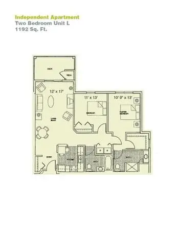 Floorplan of Providence Care Centers, Assisted Living, Nursing Home, Independent Living, CCRC, Sandusky, OH 1