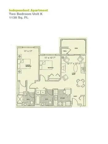 Floorplan of Providence Care Centers, Assisted Living, Nursing Home, Independent Living, CCRC, Sandusky, OH 11