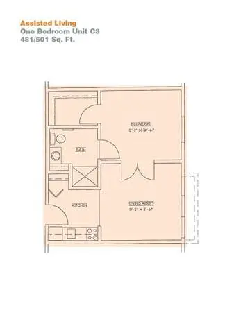 Floorplan of Providence Care Centers, Assisted Living, Nursing Home, Independent Living, CCRC, Sandusky, OH 15