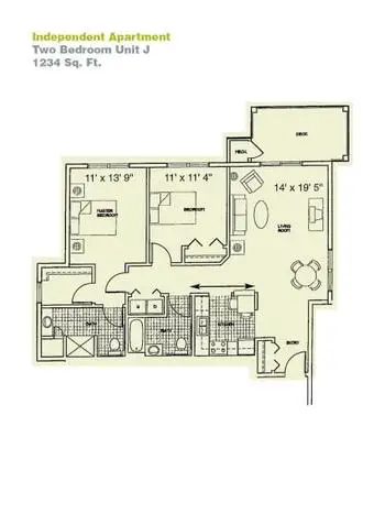Floorplan of Providence Care Centers, Assisted Living, Nursing Home, Independent Living, CCRC, Sandusky, OH 20