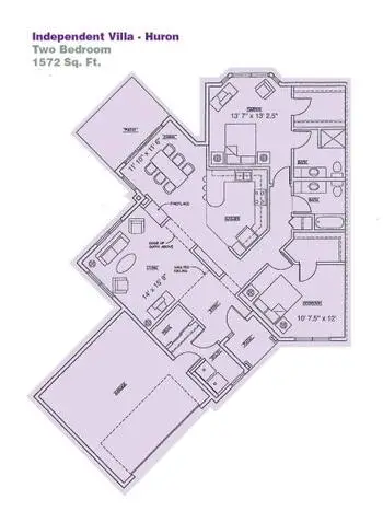 Floorplan of Providence Care Centers, Assisted Living, Nursing Home, Independent Living, CCRC, Sandusky, OH 6