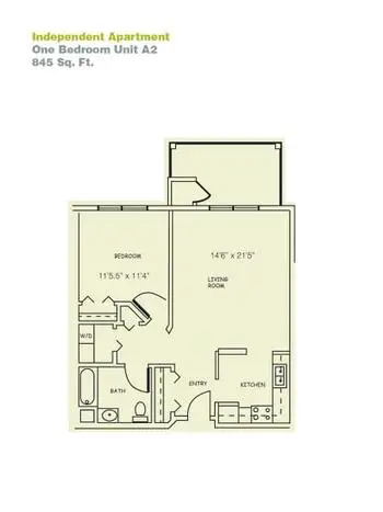 Floorplan of Providence Care Centers, Assisted Living, Nursing Home, Independent Living, CCRC, Sandusky, OH 7