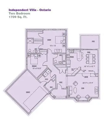 Floorplan of Providence Care Centers, Assisted Living, Nursing Home, Independent Living, CCRC, Sandusky, OH 9