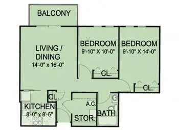 Floorplan of Homewood at Plum Creek, Assisted Living, Nursing Home, Independent Living, CCRC, Hanover, PA 8