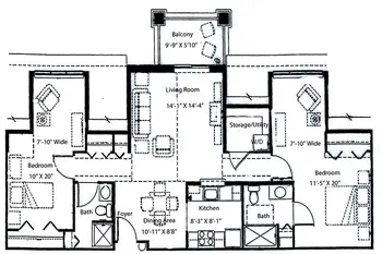 Floorplan of Homewood at Plum Creek, Assisted Living, Nursing Home, Independent Living, CCRC, Hanover, PA 5