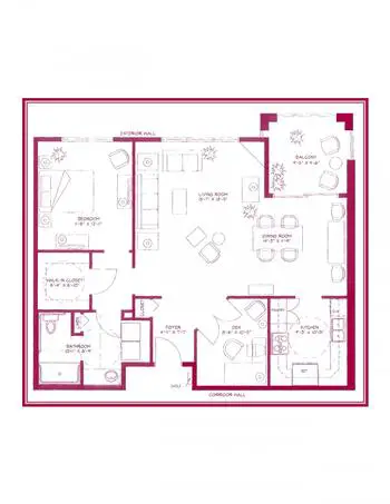 Floorplan of Homewood at Plum Creek, Assisted Living, Nursing Home, Independent Living, CCRC, Hanover, PA 16