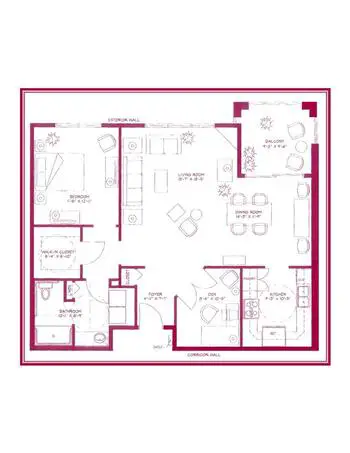 Floorplan of Homewood at Plum Creek, Assisted Living, Nursing Home, Independent Living, CCRC, Hanover, PA 14